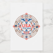 USA 1776-2026 WEINETIKETT (Einzelnes Label)