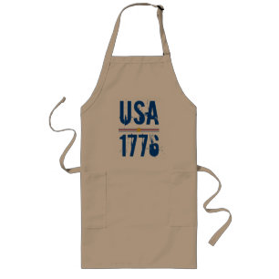 USA 1776 Patriotic Lange Schürze
