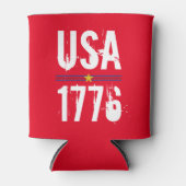 USA 1776 Patriotic Red Dosenkühler (Vorderseite)