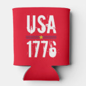 USA 1776 Patriotic Red Dosenkühler (Rückseite)