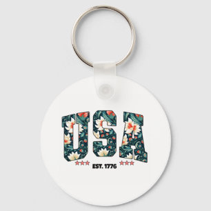 USA. 1776 T - Shirt Schlüsselanhänger