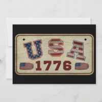 USA 1776 Vintage amerikanische Flagge