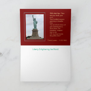 USA 1895 $5 Liberty Half Adler Note Card Karte