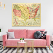 USA, 1900 LEINWANDDRUCK (Insitu (Wohnzimmer))