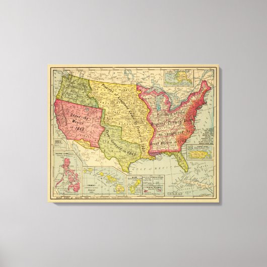 USA, 1900 LEINWANDDRUCK (Vorderseite)