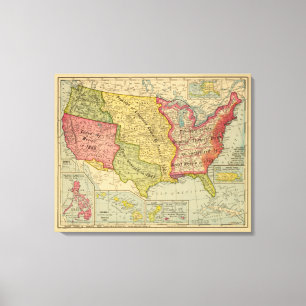 USA, 1900 LEINWANDDRUCK