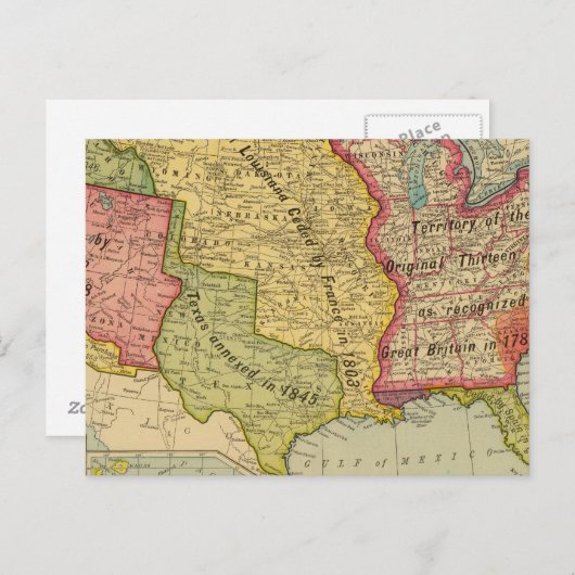 USA, 1900 POSTKARTE (Vorne/Hinten)