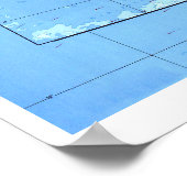 " USA: 1976 Hawaii detaillierte MAP ... Poster (Ecke)