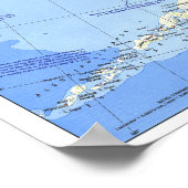 " USA: 1984 ALASKA map ... Poster (Ecke)