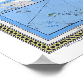 " USA: 1993/heute - Detaillierte MAP ... Poster (Ecke)