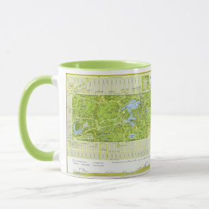 " USA: 1994/today Manhattan - CENTRAL PARK map Tasse