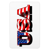 USA 1 Flexi-Magnete Magnet (Vertikal)