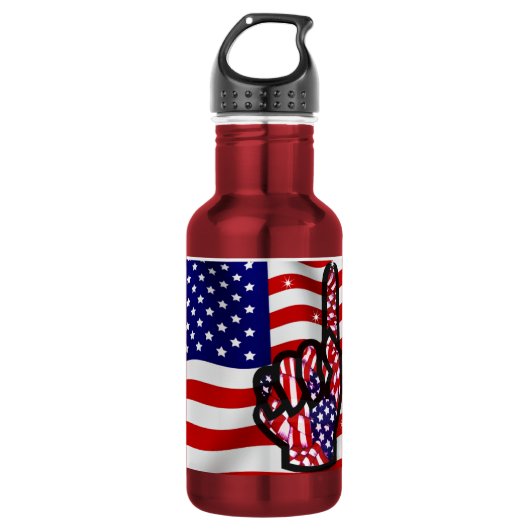 USA#1_Liberty-Flasche Trinkflasche (Vorderseite)