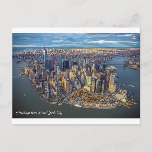 " USA: 2020/Heute NEW YORK CITY - Skyline ... Postkarte (Vorderseite)
