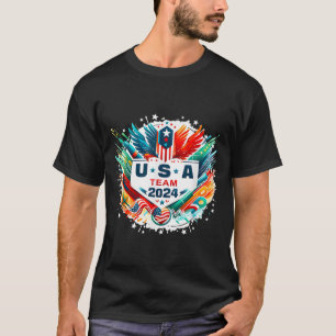 USA 2024 Go United Staaten Sport USA Team 2024 USA T-Shirt