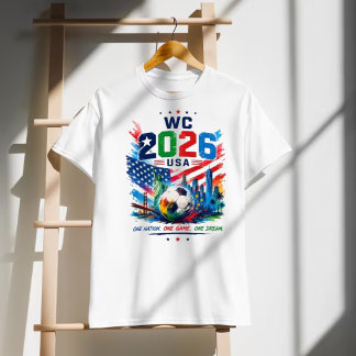 USA 2026 Fußball Ein Volk Ein Spiel Ein Traum Fan T-Shirt