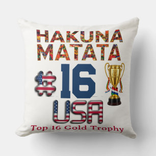 USA 2026 Global Games: Hakuna Matata   Top 16 Edgy Kissen