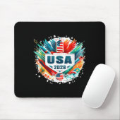 Usa 2028 Go United States Srt Usa Team 2028 Usa  Mousepad (Mit Mouse)