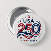 USA 250. 1776-2026 BUTTON (Vorne & Hinten)