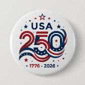 USA 250. 1776-2026 BUTTON (Vorderseite)