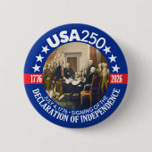 USA 250 - 1776-2026 - Declaration of Independence Button (Vorderseite)
