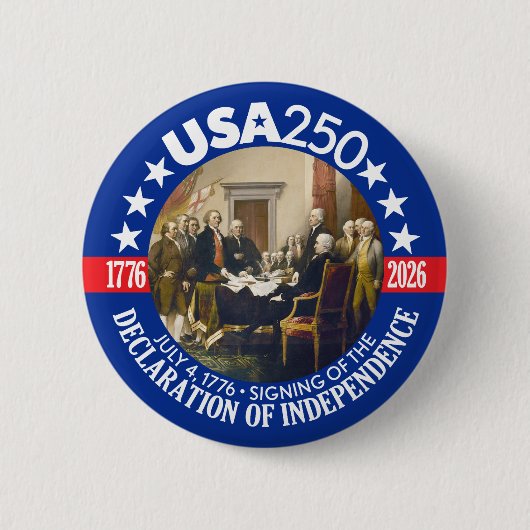 USA 250 - 1776-2026 - Declaration of Independence Button (Vorderseite)