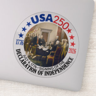 USA 250 - 1776-2026 - Unabhängigkeitserklärung Aufkleber