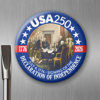 USA 250 - 1776-2026 - Unabhängigkeitserklärung Magnet