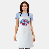 USA 250 – 1776 bis 2026 Pixel Art Schürze (Getragen)