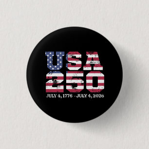 USA 250 4. Juli Button
