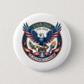 USA 250 Adler Button (Vorderseite)
