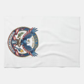 USA 250 Adler Geschirrtuch (Horizontal)