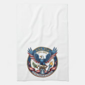 USA 250 Adler Geschirrtuch (Vertikal)