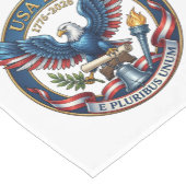 USA 250 Adler Kurzer Tischläufer (Ecke)