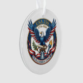 USA 250 Adler Ornament (Vorderseite)