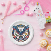 USA 250 Adler Pappteller (Party)