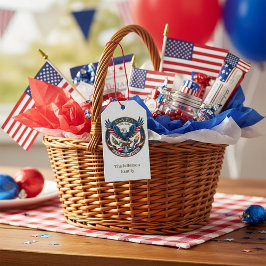 USA 250 Adler personalisiert Geschenkanhänger