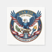 USA 250 Adler Serviette (Vorderseite)