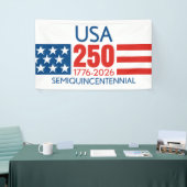 USA 250 - America's 250th Birthday - Stars Stripes Banner (Messeveranstaltung)