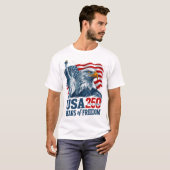 USA 250 America's Semiquincentenl Liberty & Eagle T-Shirt (Vorne ganz)