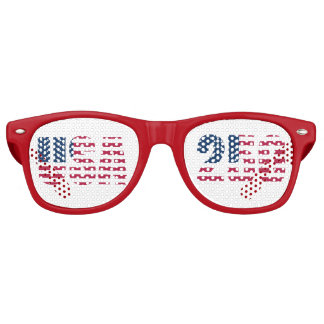 USA 250 Amerikanische Flagge Party Sonnenbrille