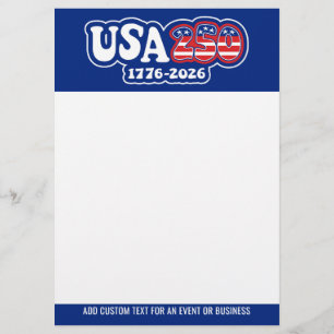 USA 250 - Amerikas 250. Geburtstag Red White Blue Flyer
