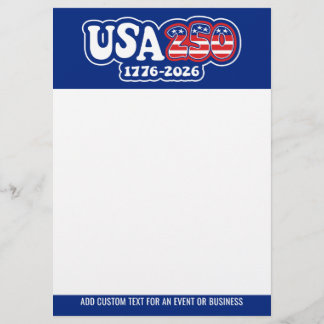 USA 250 - Amerikas 250. Geburtstag Red White Blue Flyer