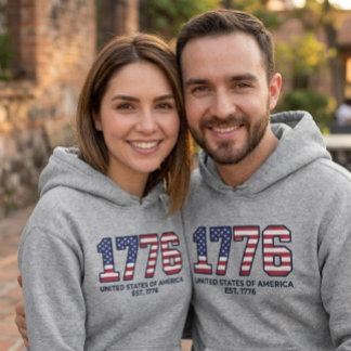 USA 250 Anniversary 1776 Vintage American Flag Hoodie