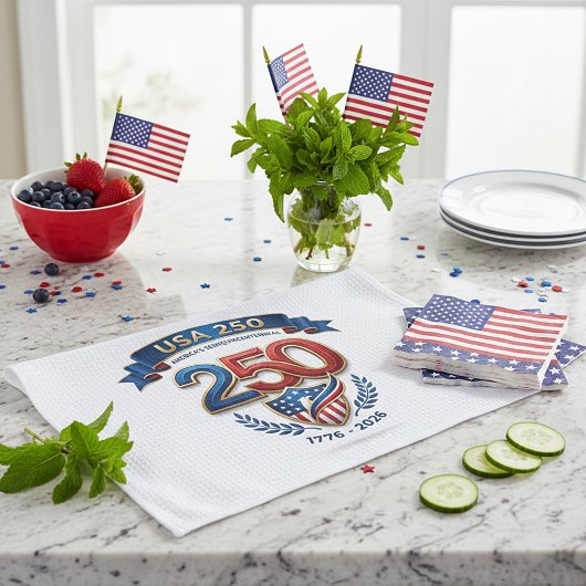 USA 250 celebration Geschirrtuch