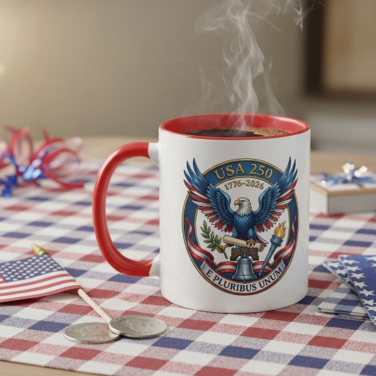 USA 250 Eagle personalized Tasse