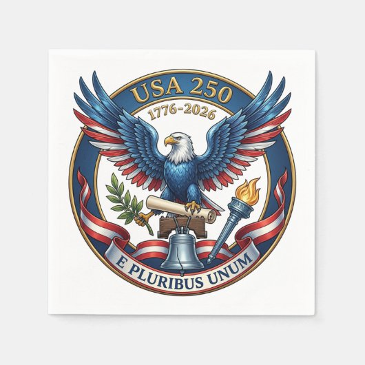 USA 250 Eagle Serviette (Vorderseite)