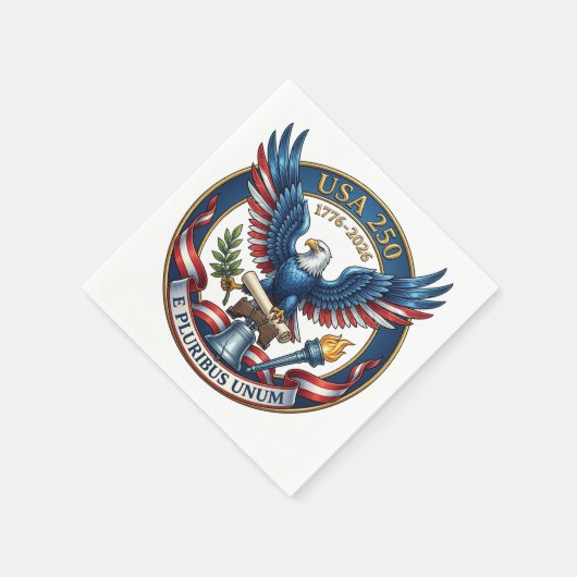 USA 250 Eagle Serviette (Ecke)