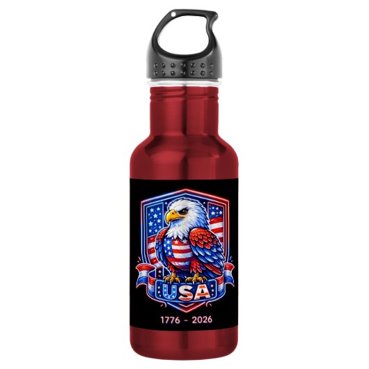 USA 250 EDELSTAHLFLASCHE (Vorderseite)