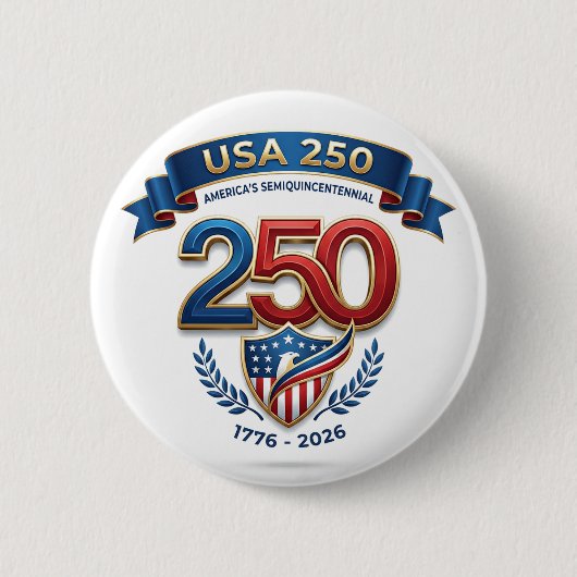 USA 250 Feier Button (Vorderseite)